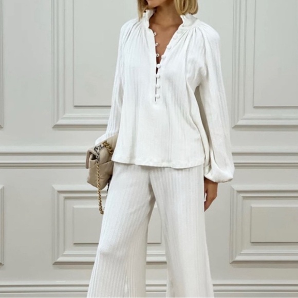 Vita Grace Sweaters - Vita Grace 100% Cotton Blouse Sweater